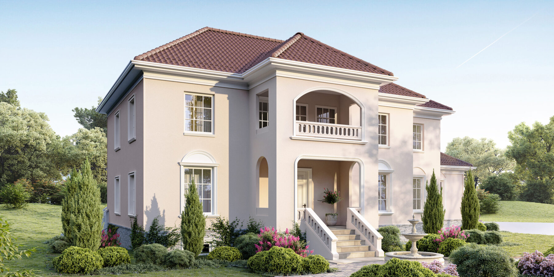 2.1 Balcony, Landscape & Stucco